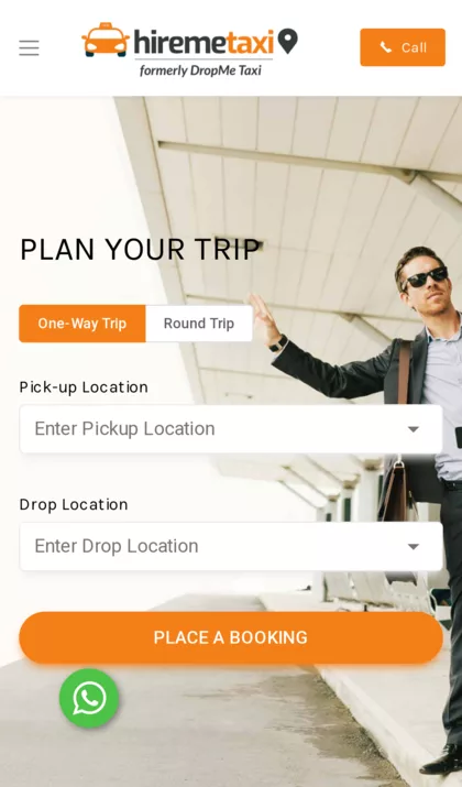 HireMeTaxi mobile app